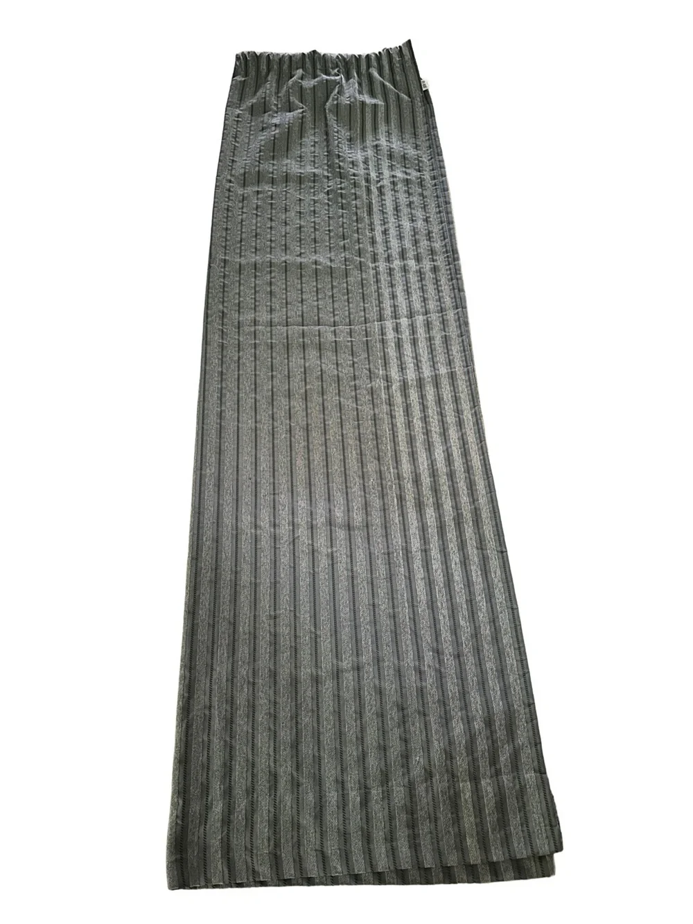 Slate Striped 50x84 Curtains